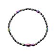 thumbnail image 2 of Hadanceo Women Artificial Hematite Rainbow Beaded Magnetic Bracelet Ankle Chain Gift, 2 of 6