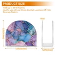 thumbnail image 4 of Yayeee Napkin Holder for Table Kitchen Paper Tissue Organization, Pink Marble Pattern, 4 of 8