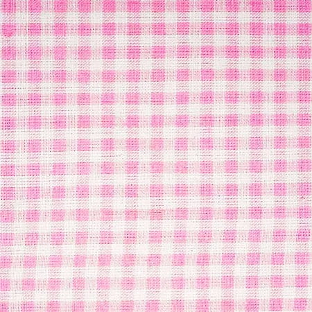 Burlington Large Wicker Hamper Liner, Pink Gingham