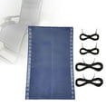 thumbnail image 6 of figatia Folding Lounge Chair Cloth with Elastic Replacement Cords Breathable Universal Chair Accessories for Poolside Patio Recliners Blue, 6 of 8