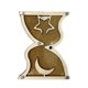 thumbnail image 2 of Tablero de actividades de madera con forma de reloj de arena, juguete para desarrollar habilidades motoras finas y de educación temprana. Dorado, 2 of 9