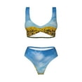 thumbnail image 4 of Daiia Blooming Sunflower Field Women's Bikini Set Two Piece Swimsuit High Waisted Bikini Adjustable Straps Bikini Perfect for Beach, Pool, and Summer Vacation-X-Large, 4 of 9