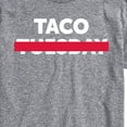 thumbnail image 3 of Instant Message - Taco Tuesday Crossed Out - Men's Short Sleeve Graphic T-Shirt, 3 of 6