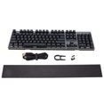 thumbnail image 1 of Teclado inalámbrico 104 teclas Transmisión inalámbrica 2.4G Ahorro de energía Retroiluminación LED Teclado para juegos Eje verde, 1 of 10