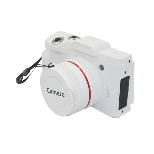 Cámara réflex digital Pisexur para selfies con pantalla abatible HD de 16 megapíxeles y 2,4 pulgadas, 16 aumentos, antivibración, para niños y adultos. Organizador de electrónica.