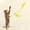 Yellow, variant on Meggemo Interactive Cat Teaser Wand Toy Adjustable Elastic Hanging String 29.5-71 Inch with Suction Cup Self Play Kitten Exerciser