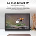 thumbnail image 2 of Televisor LED Portátil 16 Pulgadas ATSC Pantalla Ancha Alta Sensibilidad HDMI USB Monitor Digital, 2 of 8
