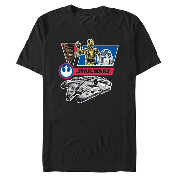 Mens Star Wars The Rebel Alliance Team Logo T Shirt