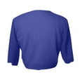 thumbnail image 5 of Lumtrix Womens Shrugs For Summer Cropped Cardigan Short Sleeve Open Front Sheer Shawl Cardigans Lightweight Chiffon Bolero Blue M, 5 of 7