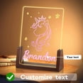 thumbnail image 3 of Luz de noche de caballo personalizada para niñas, regalo de cumpleaños de Navidad para niños, luz de noche de acrílico personalizada, decoración de guardería para bebés, lámpara de noche, regalos únic, 3 of 6