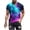 G Multicolor, variant on Mens Shirts Casual Stylish Mens Shirts under $5.00 Men's Casual Sky Printed Round Neck Short Sleeved T-shirt Top