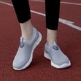 thumbnail image 3 of YOURDIARY Women's Running Shoes Slip On Lightweight Walking Comfort Fit Sneakers Gray, 3 of 5