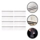 thumbnail image 4 of 8 separadores de estante magnéticos de plástico en forma de L para productos básicos., 4 of 8
