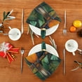 thumbnail image 4 of Satin Polyester Napkins - 20x20 InchSingle-Sided Printed Napkins, 1-Piece/4-Piece/6-Piece Set, DIY Personalized Table Setting，Three Cute Birds, 4 of 8