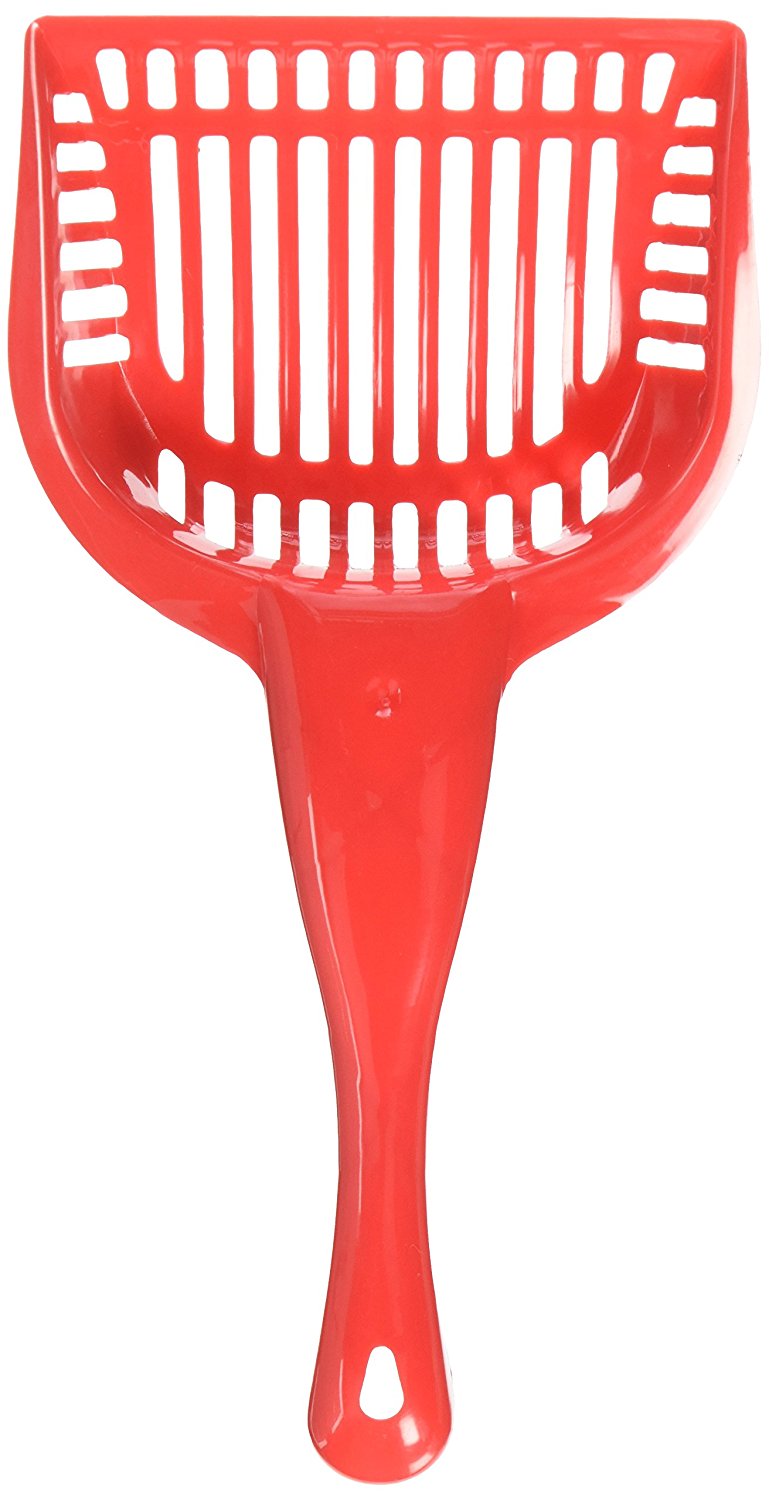 Best Litter Scoop, Weebo Pets Red Cat Shovel Wide Pan Plastic Litter