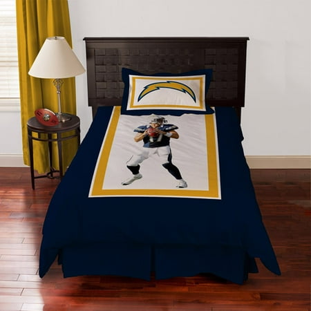 - Biggshots San Diego Chargers Philip Rivers Bedding Comforter Set