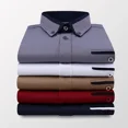 thumbnail image 2 of TFETTER, camisa de negocios de verano para hombre, camisa de manga corta con botones, camisas informales con cuello vuelto, ropa para hombre de talla grande 5XL, 2 of 5