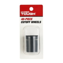 Hyper Tough 40 Piece Rotary Heavy Duty Cut-off Wheels in Plastic Storage Case, Brown Color, New