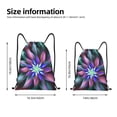 thumbnail image 4 of Kdxio Colored Abstract Print Drawstring Backpack Bag,Waterproof Draw String Back Sack, Gym Drawstring Bags Swim Bag For Unisex, 4 of 9