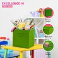 thumbnail image 2 of 4E's Novelty 6 Packs 11 Inch Rainbow Color Storage Foldable Cube Bins, Colorful Storage Baskets For Nursery, 2 of 7