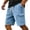 Light Purple, variant on Mens Corduroy Shorts Casual Elastic Waistband Big and Tall Shorts Lightweight Work Short with Pockets