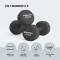 thumbnail image 2 of Neoprene Dumbbell - 20LB, 2 of 7