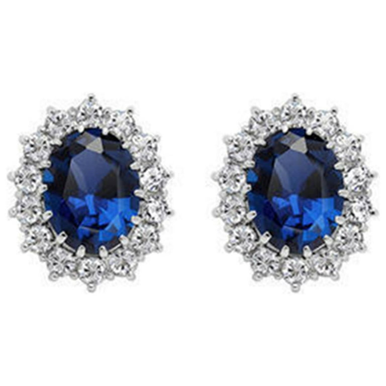 Faux 2024 sapphire necklace