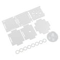 thumbnail image 3 of Fish Breeding Box, Transparent Acrylic Sucker Mount Fish Isolation Box Convenient In-water With Feeding Hole For Shrimp Single Mini Box 6x6x6, 3 of 8