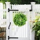 thumbnail image 4 of Artificial Green Plants With Small Red Berries And Green Leaves In A Decorative Ring, 4 of 6