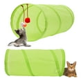 thumbnail image 4 of Tripumer 21PCS Cat Toys Kitten Toys Set Collapsible Cat Tunnels for Indoor Cats Interactive Cat Feather Toy Fluffy Mouse Tumbler Crinkle Balls Bells Spring Toys Set for Cat Kitty Puppy, 4 of 8