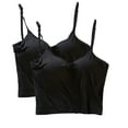 thumbnail image 2 of LLYWEY Backless Bras Comfortable Bras Women No Underwire Ladies Sport Bra Style-437 Women Multiway Bra Feature Adult Female High Impact Sports Bras Black 36B, 2 of 8