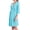 Light Blue, variant on Women's Maternity Robe Pregnancy Breastfeeding Bathrobes Labor Delivery Nightgowns Black L