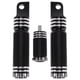 thumbnail image 1 of Espejos de motocicleta Unique Bargains para Harley Sportster XL883, pedal delantero, pedal trasero, reposapiés, estribo, pedal de pie, aleación de aluminio, negro, 1 juego, 1 of 6