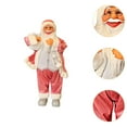 thumbnail image 6 of Almencla Christmas Figurine Santa Claus Figure Doll Ornament Lovely Traditional Art Sculpture for Party Favors Supplies Window Desktop Pink, 6 of 8