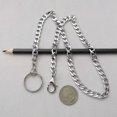 thumbnail image 2 of HOOUN Men Stainless Steel Curb Link Wallet Chain Keychain Purse Trouser Chain 8mm 22'', 2 of 5