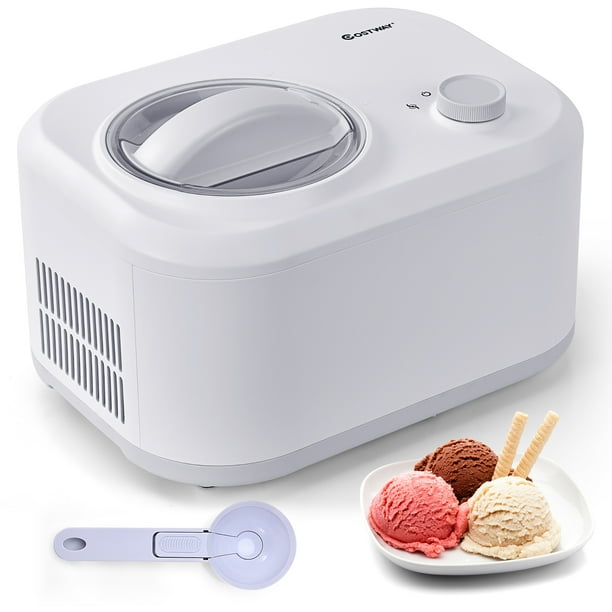 Costway Ice Cream Maker 1.1 QT Automatic Frozen Dessert Machine w