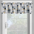 thumbnail image 2 of Ambesonne Art Deco Valance Pack of 2, Contemporary Rounds Motif, 54"X18", Multicolor, 2 of 5
