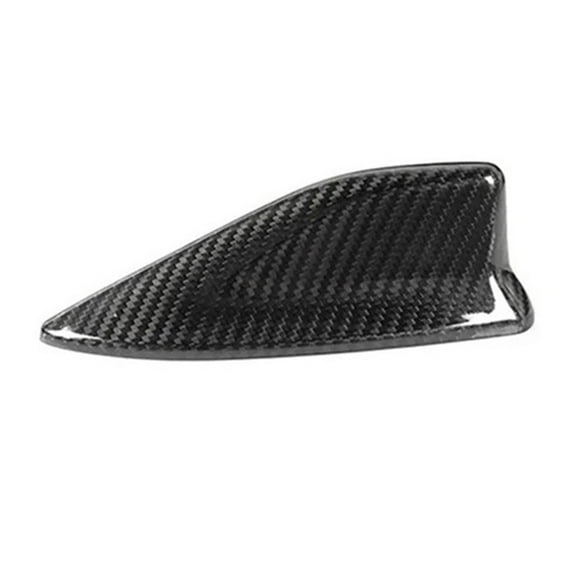 Real Carbon Fiber Car Roof Shark Fin Signal Antenna Cover Exterior Interior Trim for Toyota Camry 2022(Black)