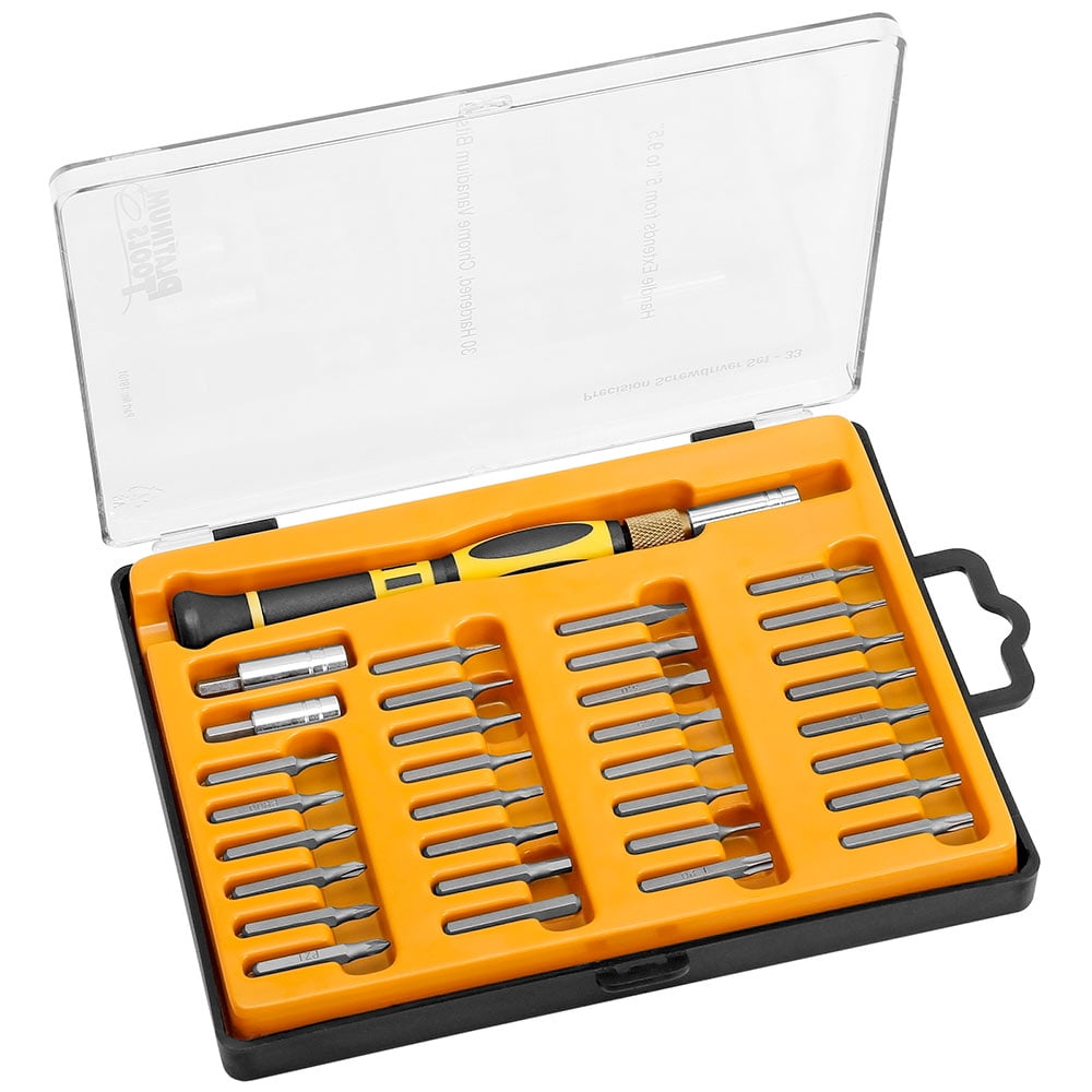 Platinum Tools Precision Screwdriver Set, 33 pc.