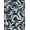 Navy Blue, Pattern 1, variant on ODIKA Long Abstract Brushstroke Interlocking Wave Motif Accessories Navy Flowing Pet Friendly & Kids Safe Play for Playroom, Bedroom, Reading Nook