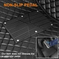 thumbnail image 6 of Car Floor Mats Custom Fit Tesla Model 3 2017 2018 2019 2020 2021 2022 PU Leather Floor Liners All Weather Protection Automotive Carpet Front Rear Row Full Set Odorless Black, 6 of 11
