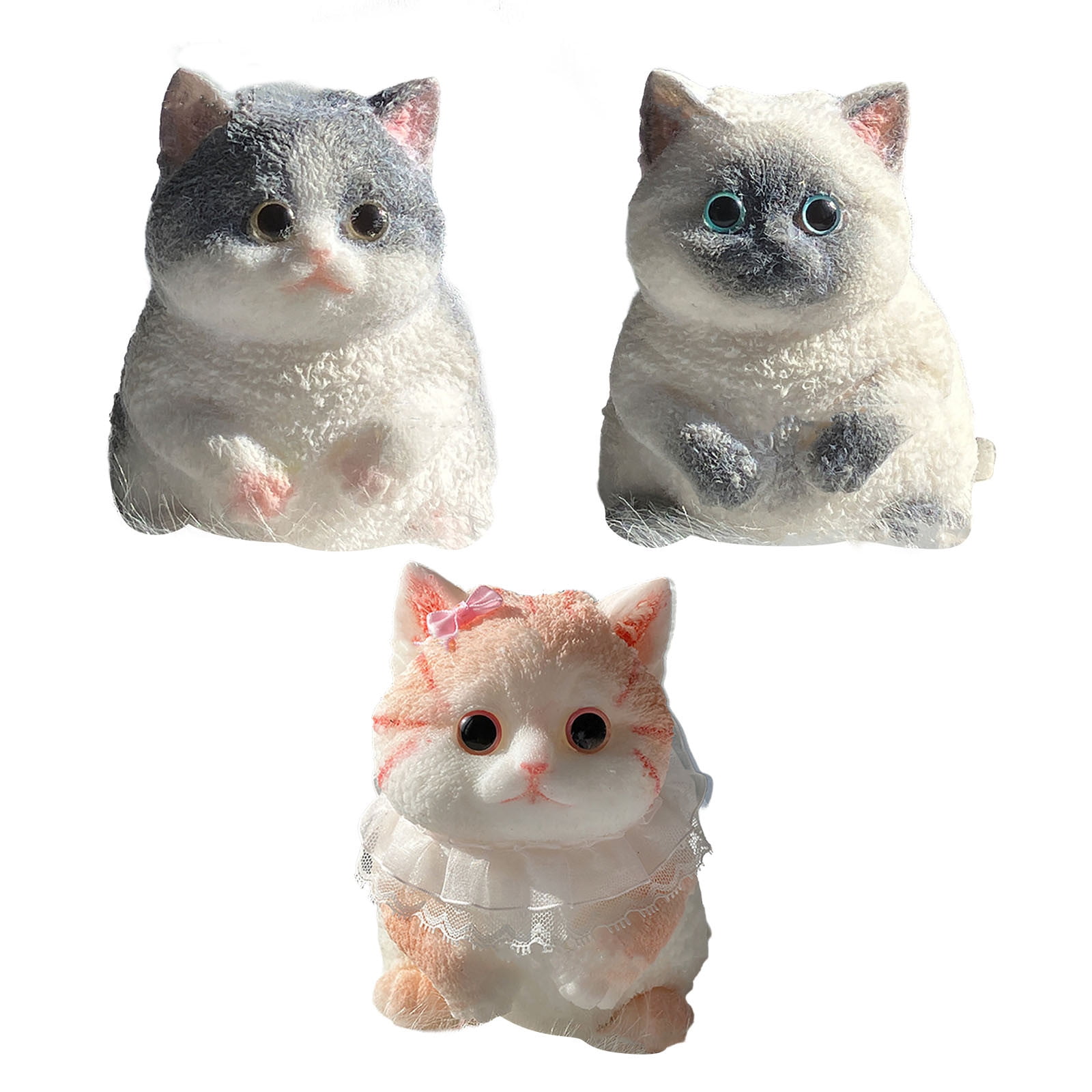 Cute Anxiety Relief Fidget , Soft Squeeze Decompression Dough, 8-Inch Fairy Cat Squeeze T-oy, Cute Kitty Stress Ball for Cat Lovers