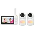 thumbnail image 1 of VTech VM5267-2 2 Camera 5” Digital Video Baby Monitor with Pan and Tilt and Night Light, White, 1 of 10