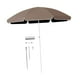 thumbnail image 3 of Sombrilla de patio de 1,7 m con varillas resistentes para deportes al aire libre marrón, 3 of 9