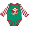 thumbnail image 3 of Inktastic Hug Sock Monkey Boys or Girls Long Sleeve Baby Bodysuit, 3 of 5