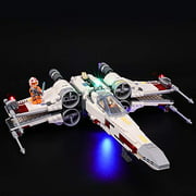 Briksmax Led Lighting Kit for Star Wars X-Wing Starfighter - Compatible with Lego 75218 Building Blocks Model- Not Include The Lego Set
