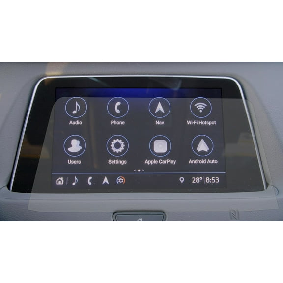 PcProfessional Screen Protector (Set of 2) for 2019 2020 Cadillac XT4 8 inch Infotainment Touch Screen Display Anti Glare Anti Scratch Filters UV