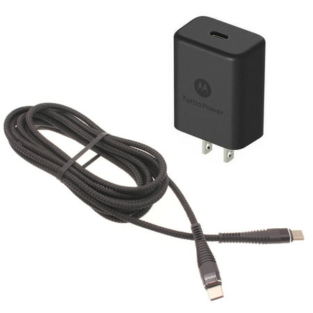 For TCL 30/40 XE 5G - 27W Fast Home Charger TurboPower PD 6ft TYPE-C Cable USB-C Power Adapter Travel Wall for TCL 40 XE 5G 30 XE 5G Phones
