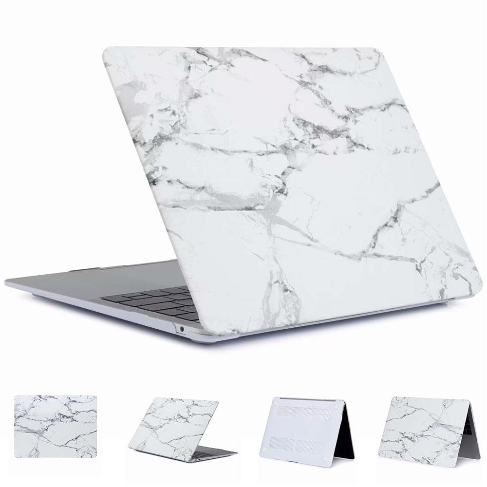 Cosmo Hard Cover Case for MacBook Air 13 Inch A1932 A2179 White Marble
