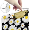 thumbnail image 4 of FMSHPON Stylish Beautiful Daisies Pattern Clipboard Hardboard Wood Nursing Clip Board and Pull for Standard A4 Letter 13x9 inches, 4 of 6